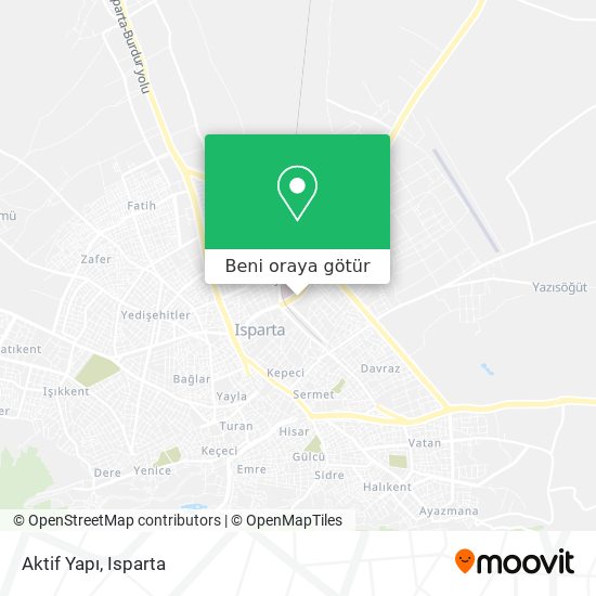 Aktif Yapı harita