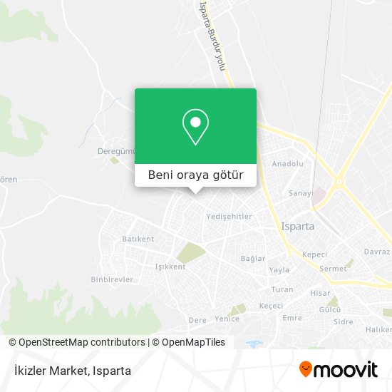 İkizler Market harita