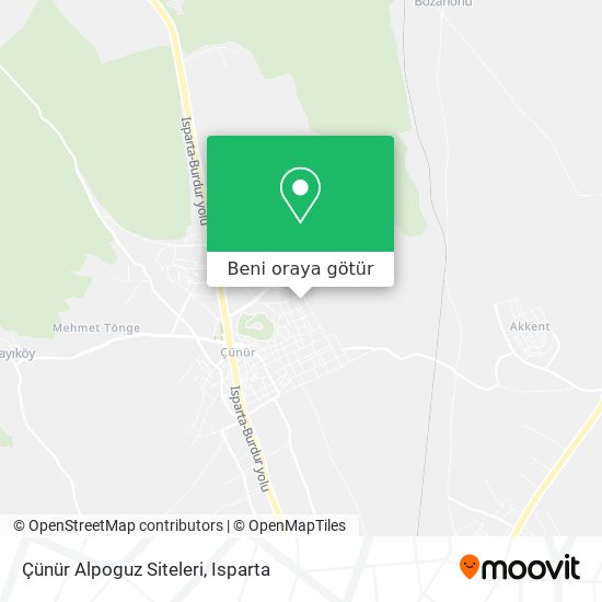Çünür Alpoguz Siteleri harita