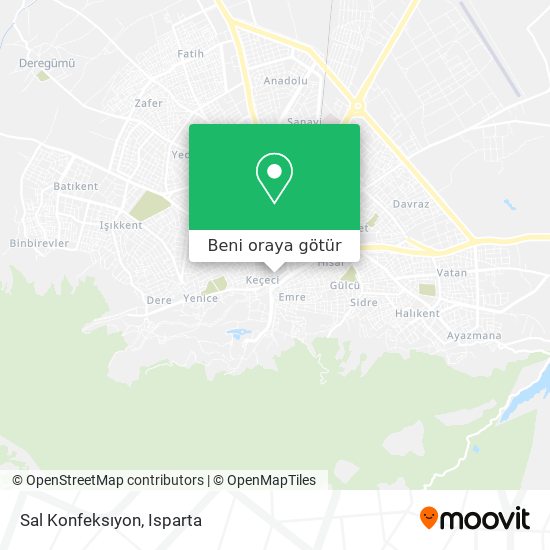 Sal Konfeksıyon harita