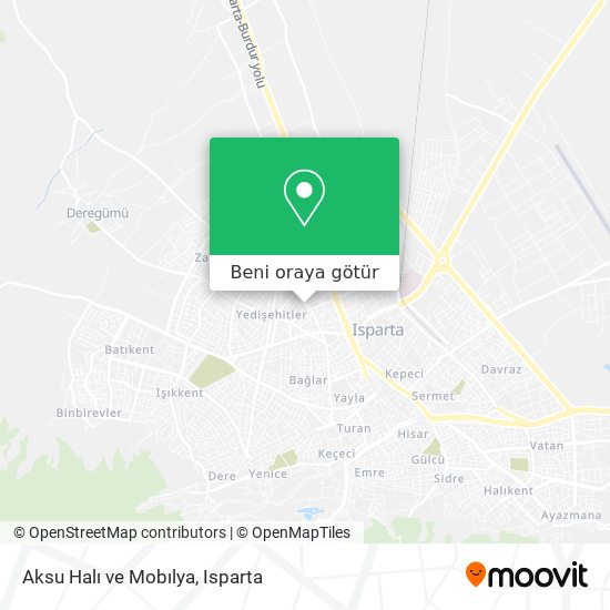 Aksu Halı ve Mobılya harita