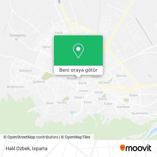 Halıl Ozbek harita