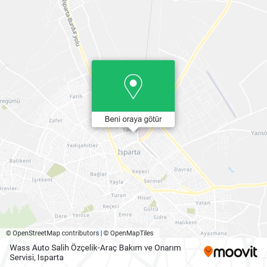 Wass Auto Salih Özçelik-Araç Bakım ve Onarım Servisi harita