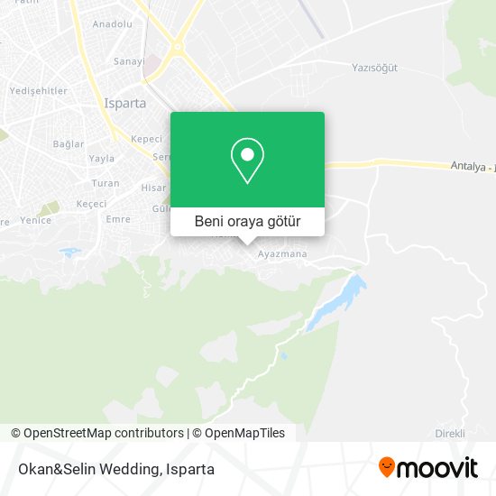 Okan&Selin Wedding harita
