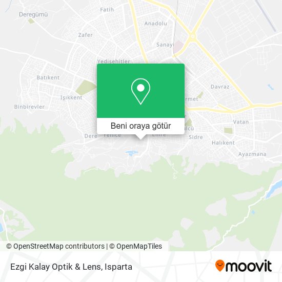 Ezgi Kalay Optik & Lens harita