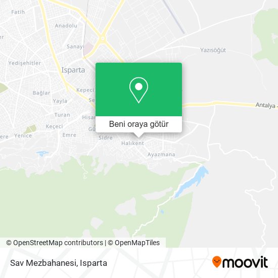 Sav Mezbahanesi harita