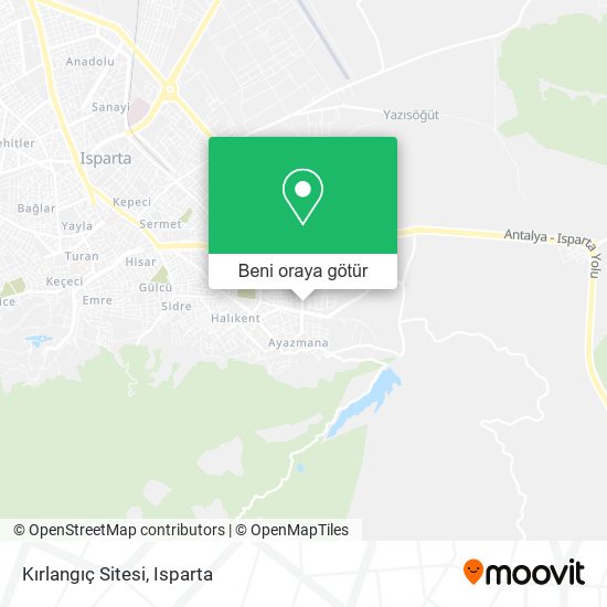Kırlangıç Sitesi harita