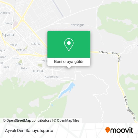 Ayvalı Deri Sanayi harita