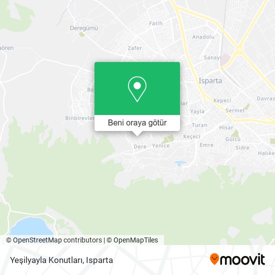 Yeşilyayla Konutları harita
