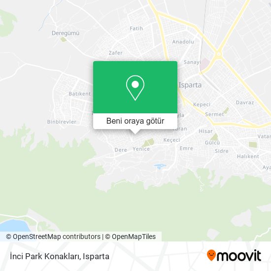 İnci Park Konakları harita