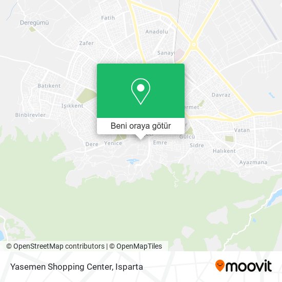 Yasemen Shopping Center harita