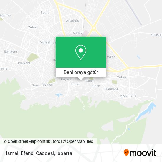 Ismail Efendi Caddesi harita