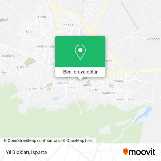 Yıl Blokları harita