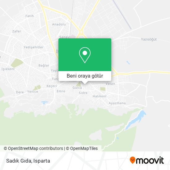Sadık Gıda harita