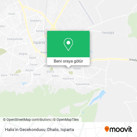 Halis'in Gecekondusu :Dhalis harita