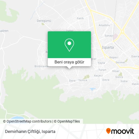 Demirhanın Çiftliği harita