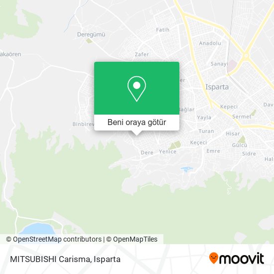 MITSUBISHI Carisma harita