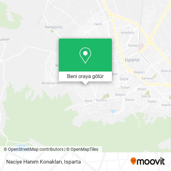 Naciye Hanım Konakları harita