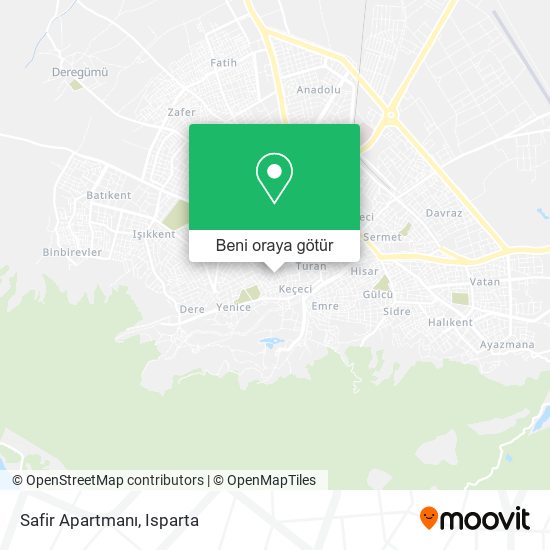 Safir Apartmanı harita