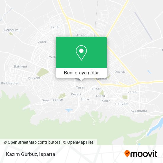 Kazım Gurbuz harita