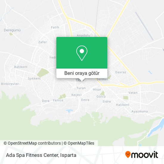 Ada Spa Fitness Center harita