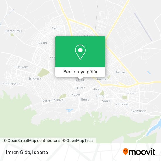 İmren Gıda harita