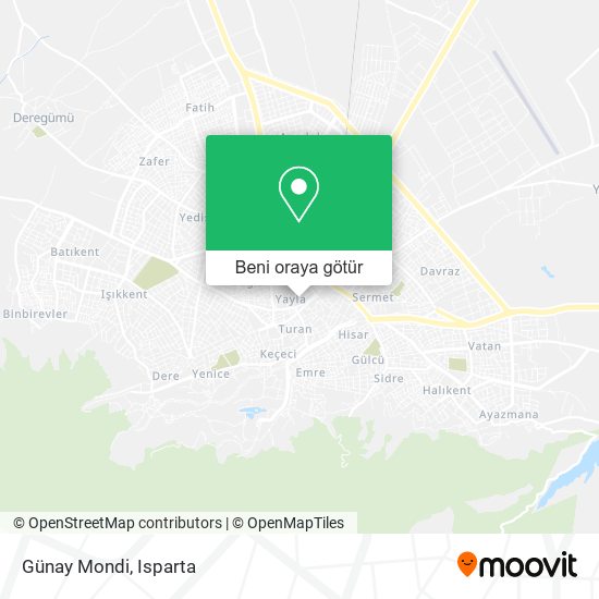 Günay Mondi harita