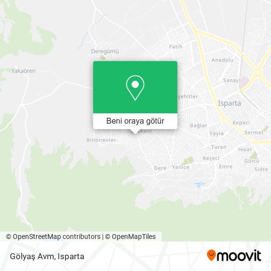 Gölyaş Avm harita
