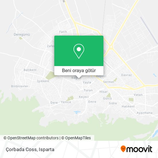 Çorbada Coss harita