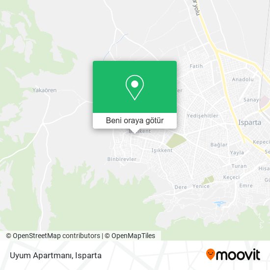 Uyum Apartmanı harita