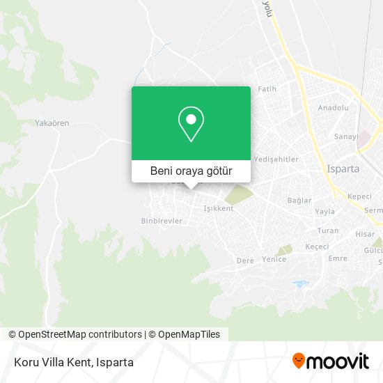 Koru Villa Kent harita