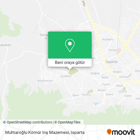 Muhtaroğlu Kömür Inş Mazemesi harita
