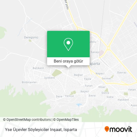 Yse Üçevler Söyleyiciler Inşaat harita