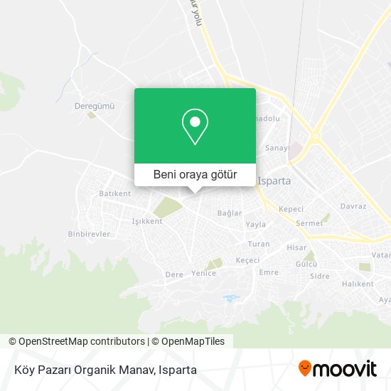 Köy Pazarı Organik Manav harita