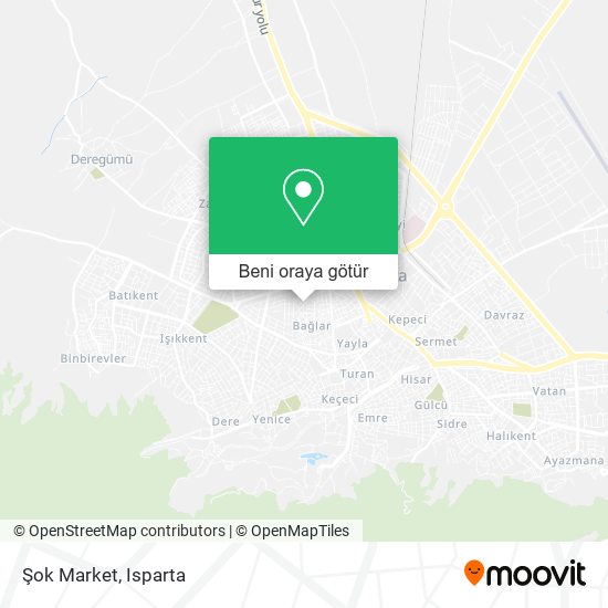 Şok Market harita