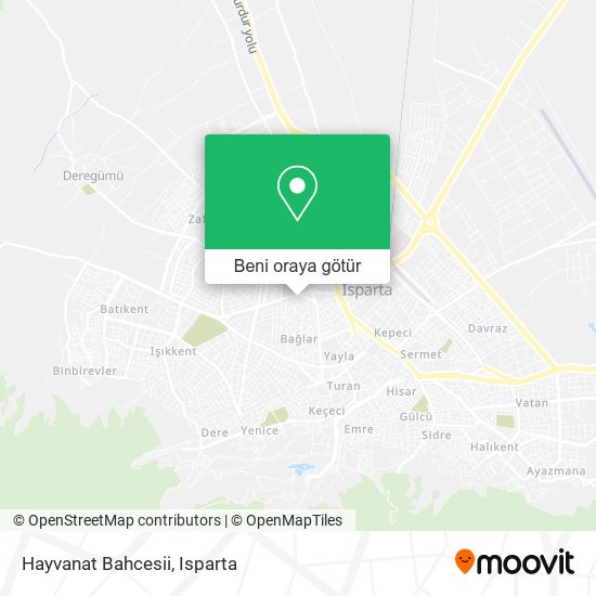 Hayvanat Bahcesii harita