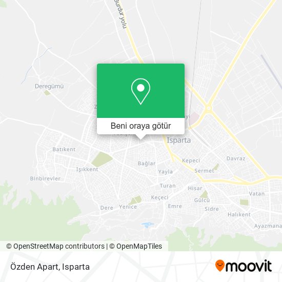 Özden Apart harita