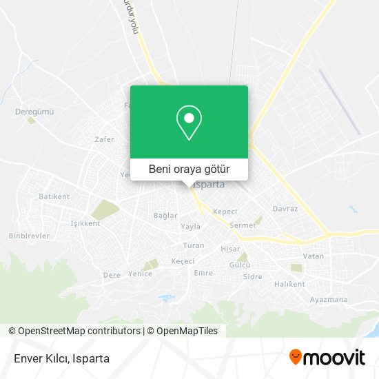Enver Kılcı harita