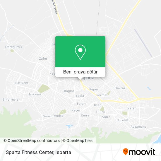 Sparta Fitness Center harita