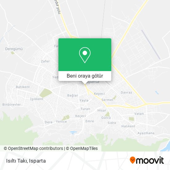 Isıltı Takı harita