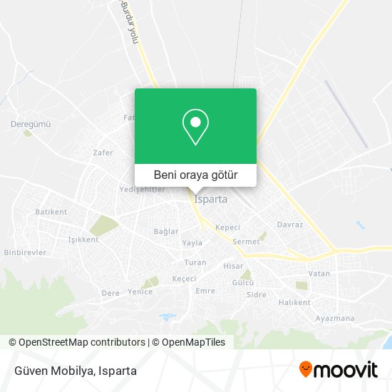Güven Mobilya harita