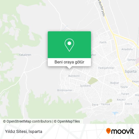 Yıldız Sitesi harita