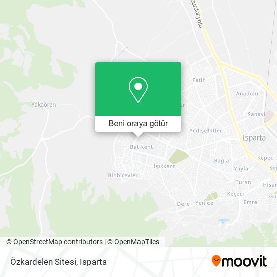 Özkardelen Sitesi harita