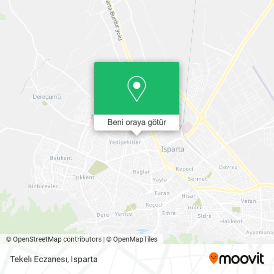 Tekelı Eczanesı harita