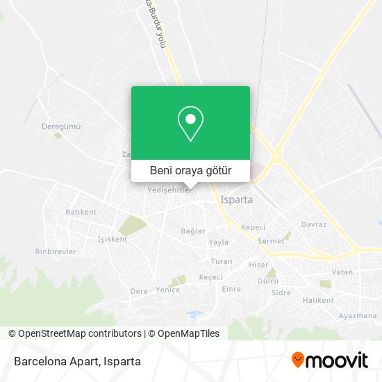Barcelona Apart harita