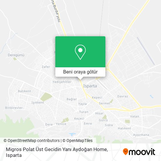 Migros Polat Üst Gecidin Yanı Aydoğan Home harita