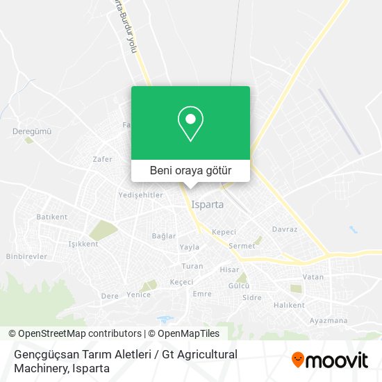 Gençgüçsan Tarım Aletleri / Gt Agricultural Machinery harita
