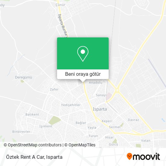 Öztek Rent A Car harita