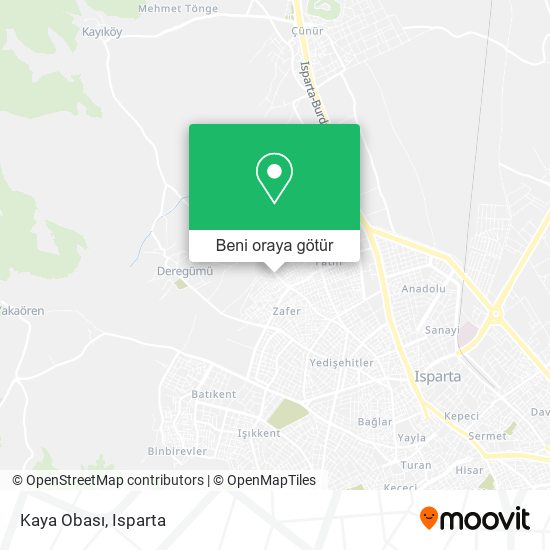 Kaya Obası harita