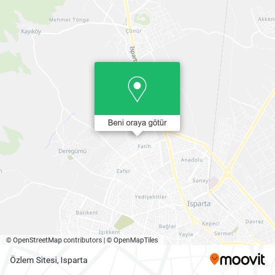 Özlem Sitesi harita